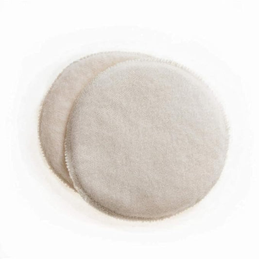 Soothingly Soft Merino Wool Nursing Pads, Style Softline, Extra Thickness, 6 in. Diameter