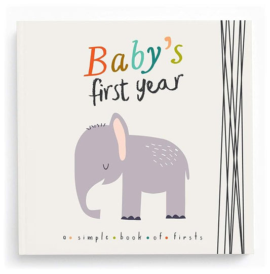 Lucy Darling Little Animal Baby Memory Book – First 5 Years Keepsake Journal & Photo Album for Baby Boy/Girl, Gender-Neutral Milestone Book, Thoughtful Gift for New Moms