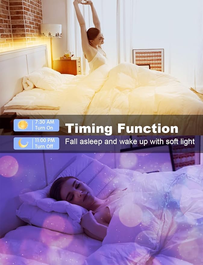 DAYBETTER Smart RGB Led Strip Lights, 300ft Led Lights for Bedroom with App Control, Multicolor Changing Led Light Strips Apply for Home Decor, Living Room, Kitchen, Home Party Decoration