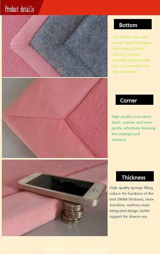 V-mix Baby Play Mat - Handmade Weaving Plush Foam Crawling Rug for Babies, Toddlers, Children - Yoga and Exercise Mat - Cushy-Soft, Thick, Hypoallergenic, Non-Toxic, Reversible