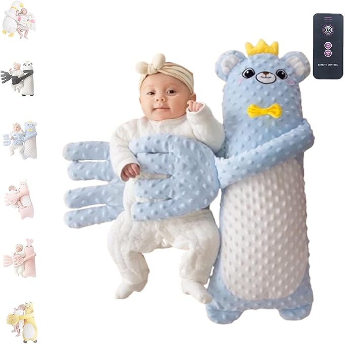 Baby Patter for Sleep,2025 Latest Model Patter for Sleep,New Baby Patting Sleeping Toy - Imitate Mother's Arms (1pcs,Little Blue Bear)