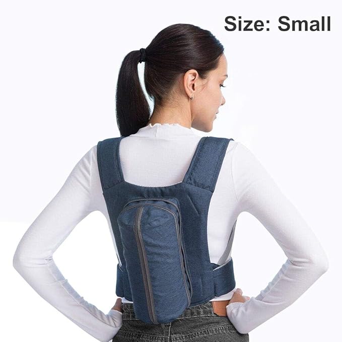 WoodyKnows Side-Sleeping Backpack, Sleep Position Trainer, Sleeping on The Side Alleviates Snoring Caused by Throat Issues (Small, Back Width<16 Inch or 40 cm)