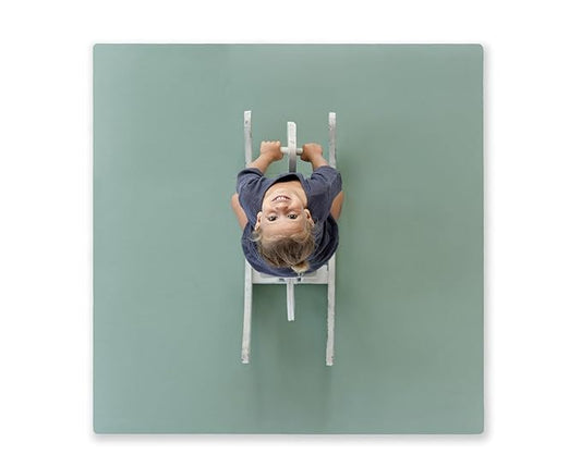 Toddlekind Solid Color Foam Play Mat 4x4 Baby Playmat. Stylish, Non-Toxic, Odorless, Plain Design Puzzle Play Mat 0m+ Sage Moss (Green)