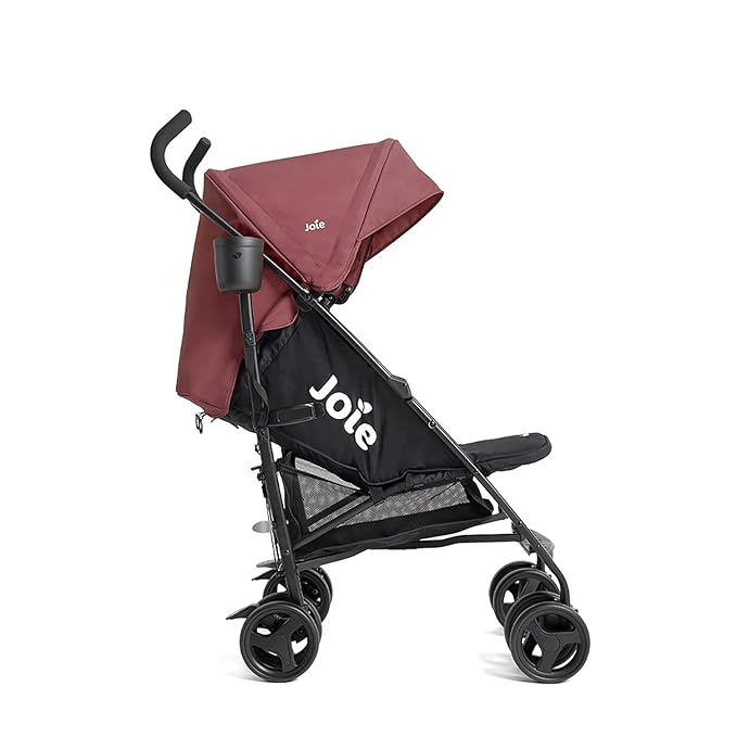 Joie Tansy Umbrella Stroller – Lightweight, Compact Folding with Multi-Position Recline – Travel-Friendly Stroller (Crimson)