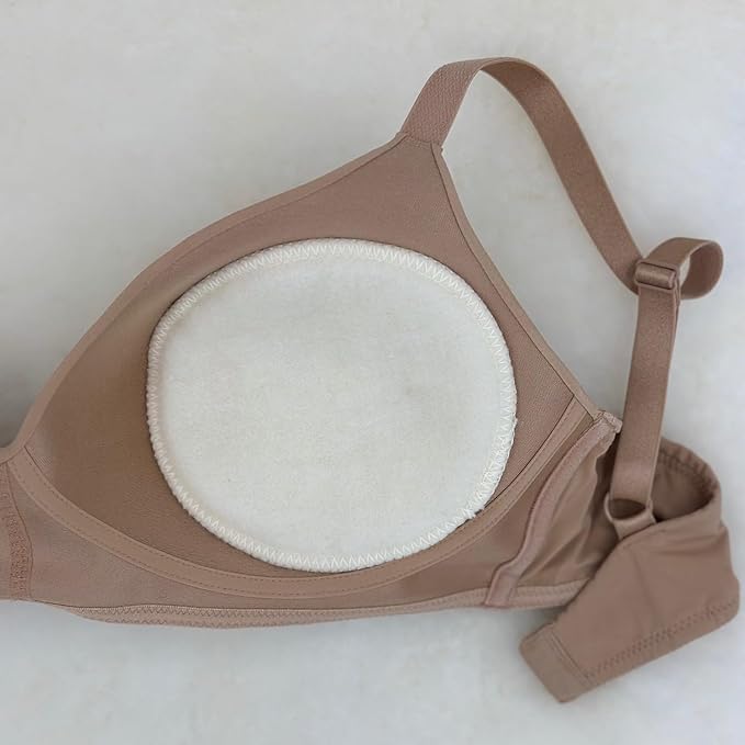 Merino Wool Nursing Pads, Style Softline, Regular Thickness, 5 in. Diameter