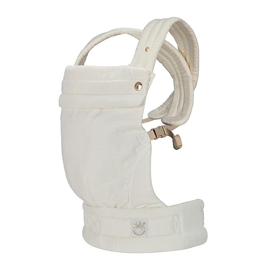 NEST BLANCHE Baby Carrier – Soft Cotton Linen Blend with Magnolia Jacquard Design, Adjustable and Ergonomic for Newborns and Toddlers (Daisy)