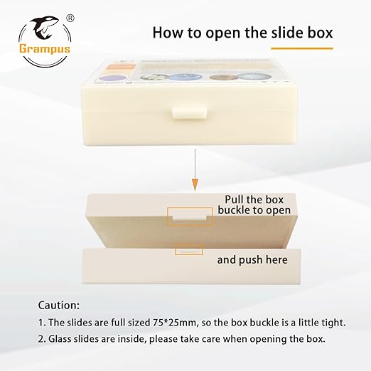 30 Prepared Microscope Slides with Specimens for Kids Students - Plants, for Biological Science Lab, Children's Science Education, Homeschooling Use