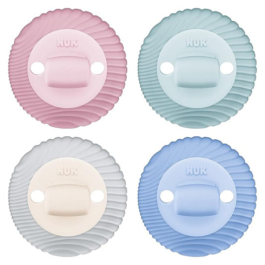 NUK Comfy Duet 100% Silicone Soother 2-in-1 Pacifier and Teether