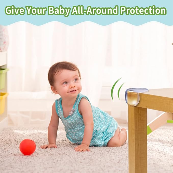 18 Pack Corner Protector for Baby: Baby Proofing Safety Corner Clear Furniture Tablet Corner Protection| Protectors Guards, Furniture Corner Guard Baby Proof Bumper & Cushion to Cover Sharp Furniture