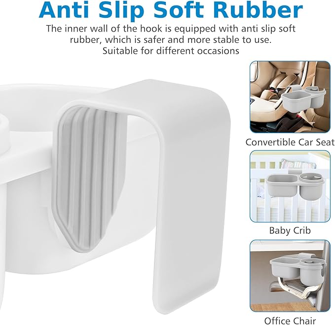 Accmor Child Cup Holder Snack Tray for Convertible Car Seats, Universal Child Cup Holder Compatible with Most Baby Car Seat Models