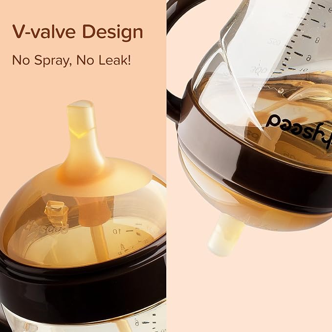 thyseed Infant Straw Cups Soft Spout Replacement 6M+ 1 Pack