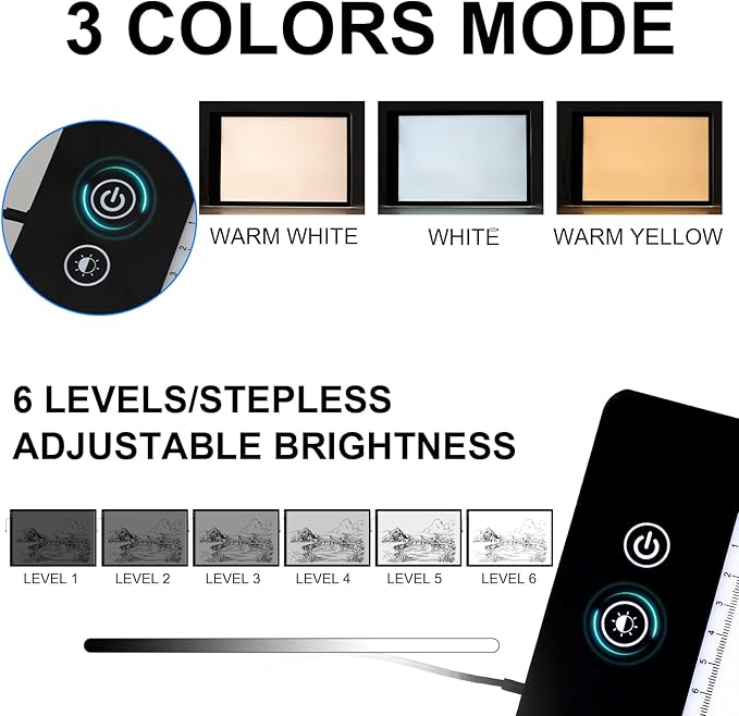 KOBAIBAN Upgrade Rechargeable A1 Light Pad for Diamond Art Painting(35.4''x 23.6''), Extra Large LED Tracing Light Box for Drawing,6000mAh Battery Powered Light Board, Light Table for Artist Sketching