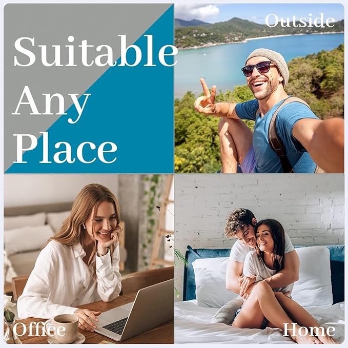 White Noise Sound Machine with 25 Soothing Natural Sounds Rechargeable Battery Portable for Travel 32 Volume Levels 5 Timers Compact Size for Baby Kids Adults Sleeping (Black-Upgrade)