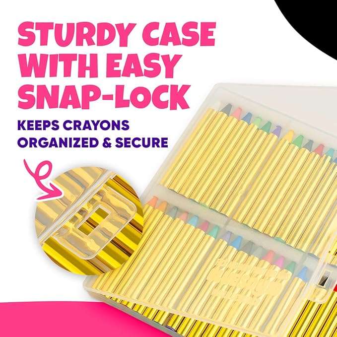 Blue Squid Face Paint Crayons for Kids - 42pcs XL Non-Toxic, Washable Body Paint Crayons - Our Face Painting Kit Makeup Sticks are Easy to Use, Safe for Sensitive Skin and Perfect for a Kids Party