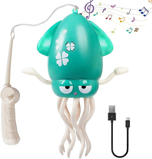 Magic Dancing Octopus Toys, Musical LED Toy, 3 Colors Available (Green)