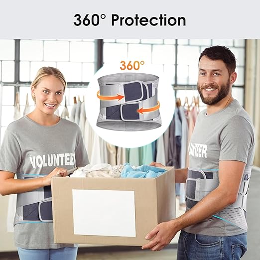 Elastic Abdominal Binder Lower Waist Support Belt, Post Surgery Postpartum Belly Band Wrap Back Support Belt Stomach Compression Wrap Waist Recovery for Men and Women (Large)