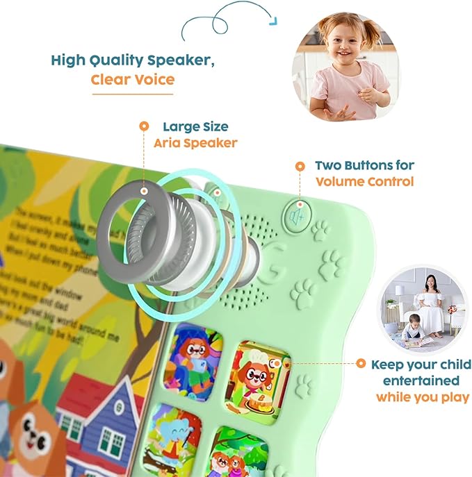 GO GO Creative Activity Nursery Rhymes: Nursery Rhyme Books, Sound Book, 10 Songs, Talking Books for Toddlers 1-3, Music Books for Toddlers 1-3, Interactive Books for 1 Year Old, Baby Music Book