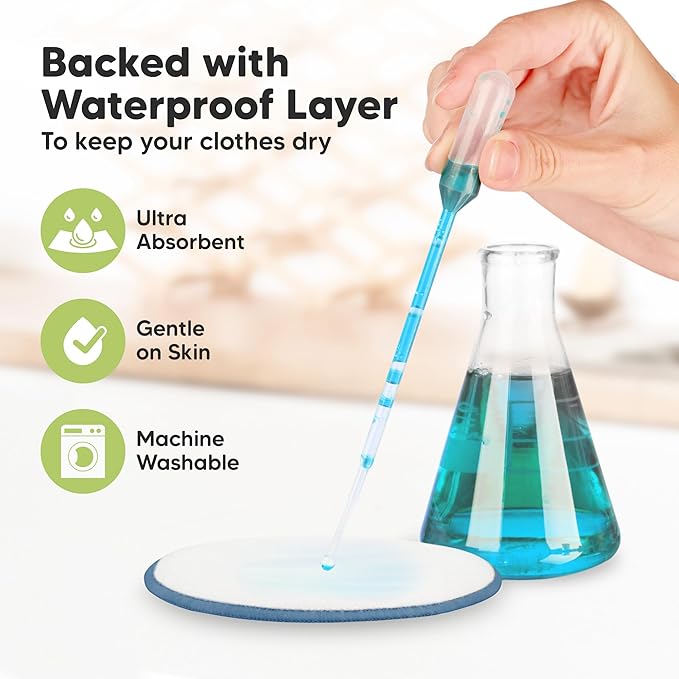 Organic Nursing Pads - 14 Washable Viscose Derived from Bamboo Breastfeeding Pads, Wash Bag, Reusable Breast Pads for Breastfeeding, Nipple Pads for Breastfeeding Essentials (Sweetheart, L 4.8")