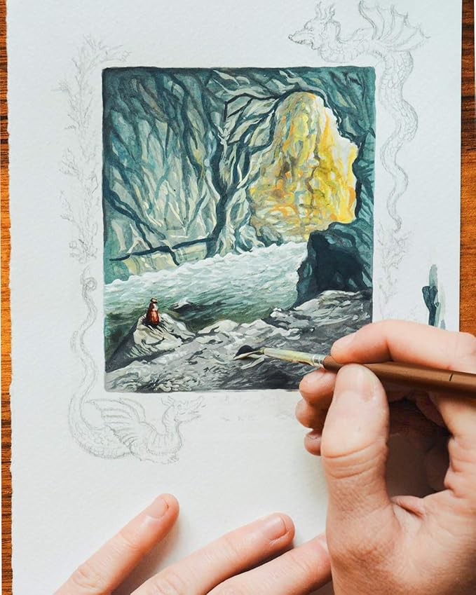 Nicpro 78PCS Watercolor Paint Set for Adults,Beginner & Artists, 36 Tubes Water Color Paint Set with 25 Watercolor Paper, 8 Squirrel Paint Brushes, Palettes, Color Wheel, Art Painting Supplies