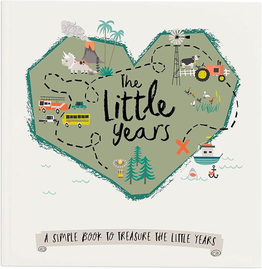 Lucy Darling Baby Journal - Stylish, Eco-Friendly 106 Pages for Recording Precious Milestones, Just Add Photos and Writing