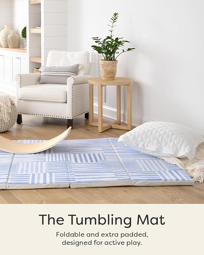 Foldable Baby Tumbling Mat – Foldable Kids Play Mat | Durable, Stylish, and Cushioned Design