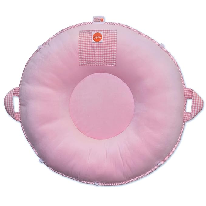 Pello Multi-use Children's Floor Cushion/Play Mat/Lounger (Sadie/Light Pink)