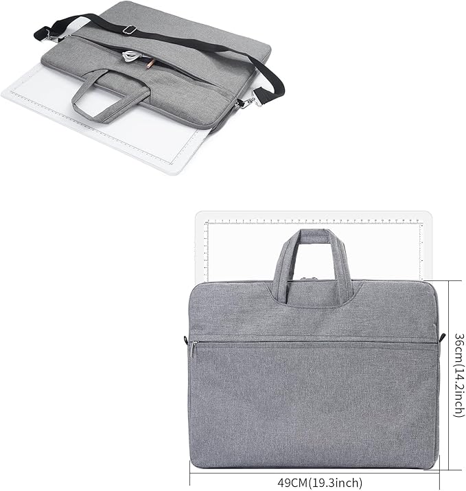 KOBAIBAN A4 Magnetic Light Pad with Bag, Rechargeable Diamond Art Light Board with Side Physical Buttons, 3 Color Light Modes Super Bright Light Table Light Box for Tracing, Drawing, Sketching (White)