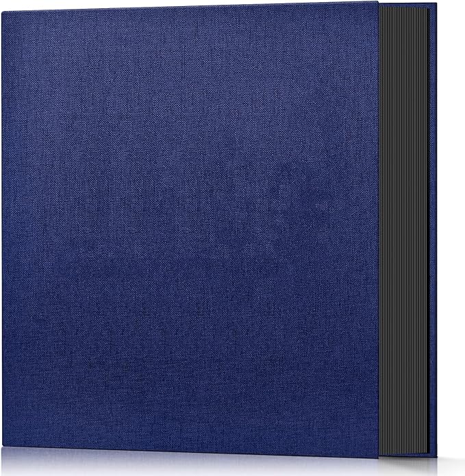 Popotop Photo Album 4x6 600 Pockets for Wedding Gifts,Linen Hardcover Picture Albums for Family Anniversary Baby Vacation Pictures