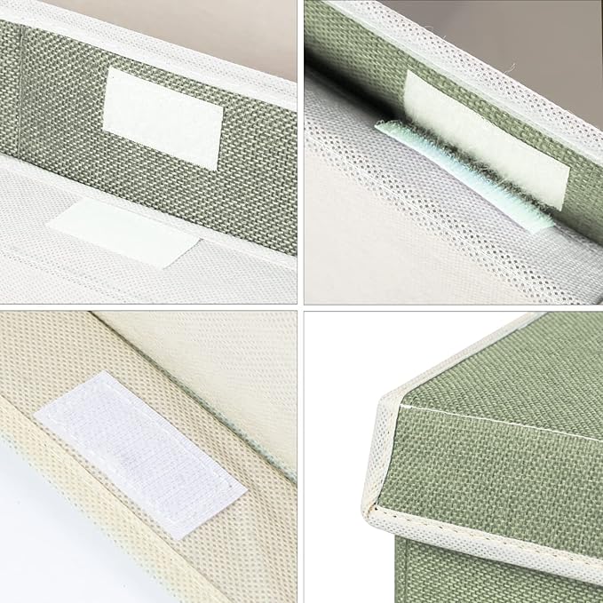 popoly Large Toy Box Chest with Lid, Collapsible Sturdy Toy Bin Storage Organizer Boxes Baskets for Kids, Boys, Girls, Nursery, Playroom, 25"x13" x16"