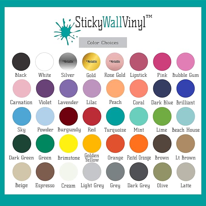 Custom Name & Heart Wall Decal- Baby Boy Girl Unisex - Nursery Decal for Home Bedroom Children - Wall Sticker (397) (42" Wide x 16" high)