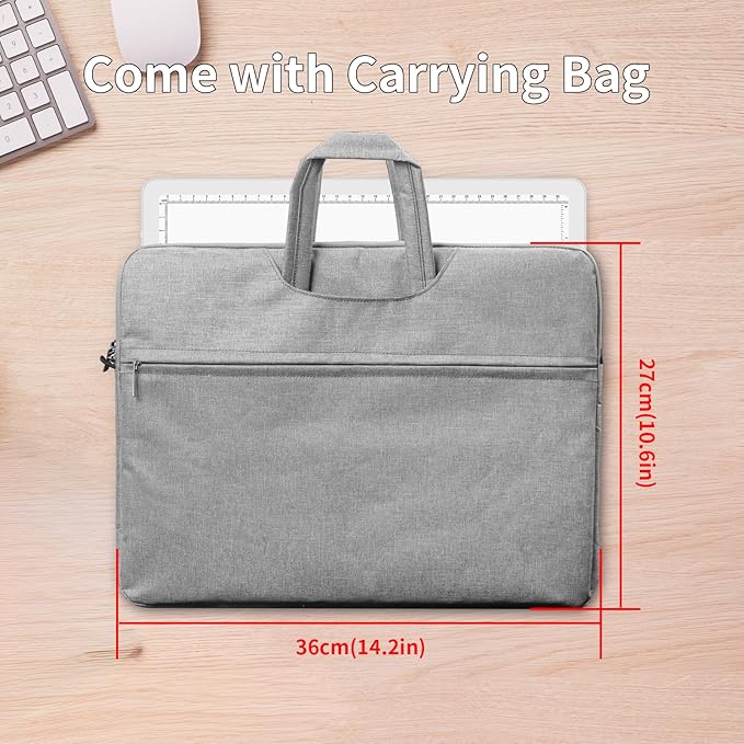 Phylosal Rechargeable A4 Light Pad with Built-in Stand & Bag, Magnetic Tracing Light Box for Drawing, Diamond Art Light Board with Side Button, Super Bright Light Table for Diamond Painting, Sketching