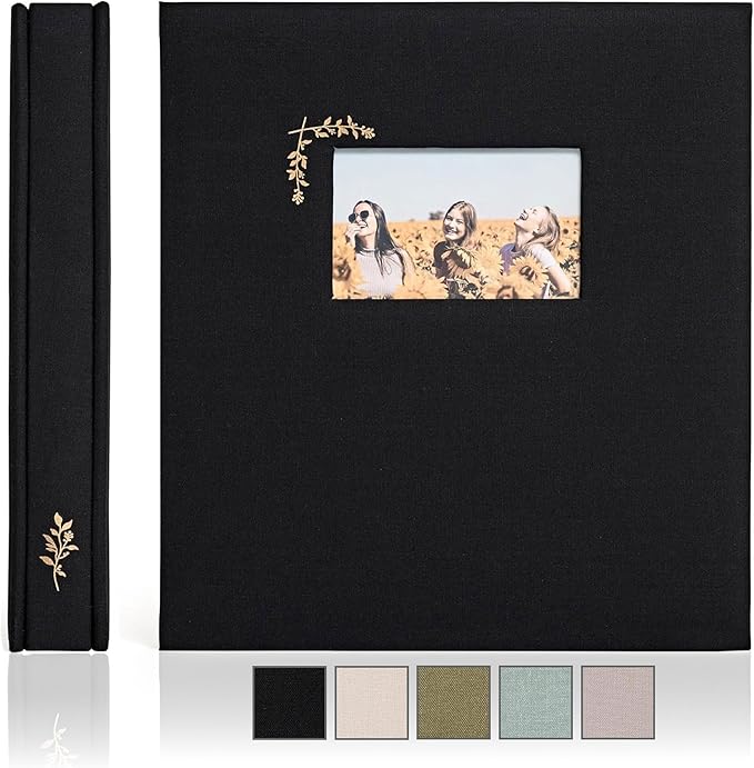 Photo Albums for 4x6 photos Holds 500 - Premium Photo Album with 500 Picture Pockets - Acid Free Photo Album for Wedding, Birthday, Baby