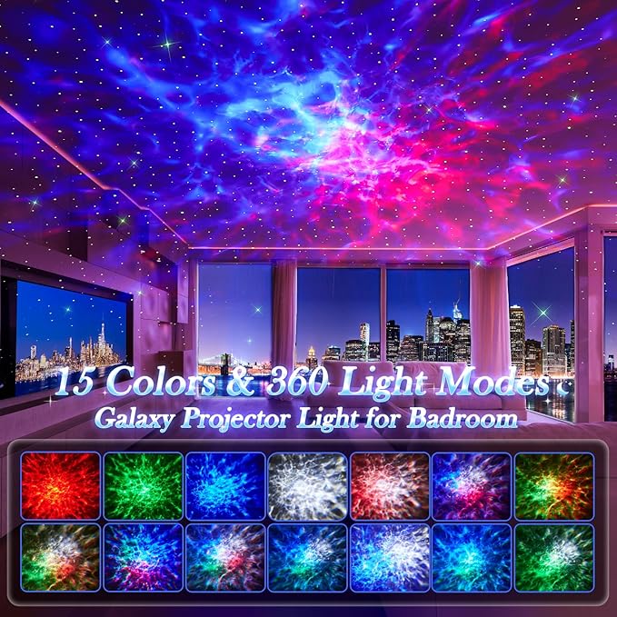 Bedroom Decor Boy Gift Lava Lamp Room Decor 15 White Noise Sound Machine for Kids Night Light Bluetooth Projector Nebula Projector Sunset Lamp Dorm Decor Led Cloud Lights for Bedroom