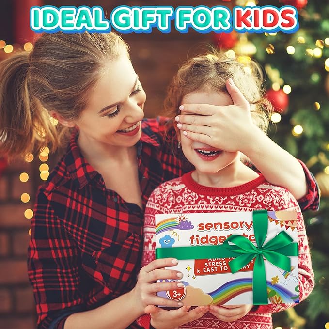 UIIOPJIOM 2PC Dinosaur Color Sorting Sensory Toys, Montessori Toys for Toddler Fine Motor Skill Game Learning Activities Quiet Calm Down Fidgets for Classroom Christmas Stocking Stuffers for Boy Girl