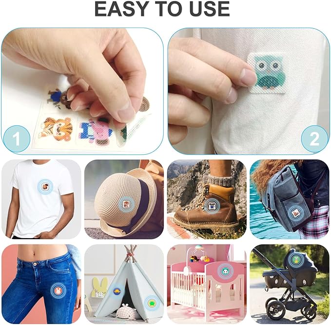 Mosquito Repellent Stickers 240 Pcs Natural Mosquito Patches for Kids and Adults with 5 Pack Individually Wrapped Mosquito Repellent Bracelets for Outdoor Camping Traveling Fishing