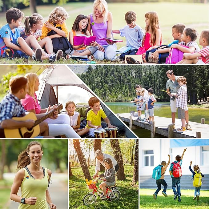 Mosquito Repellent Stickers, 360 Pack for Kids & Adults, Outdoor/Indoor, Natural Plant-Based, 6 Mosquito Bracelets Included