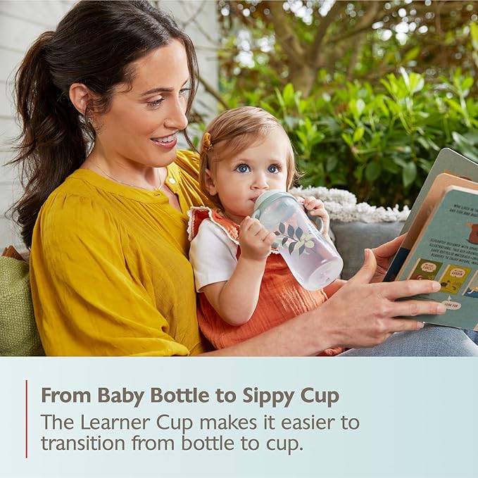 NUK Learner Cup 6+ Months Timeless Collection Amazon Exclusive 10 Oz – BPA Free Spill Proof Sippy Cup 2 Count (Pack of 1)