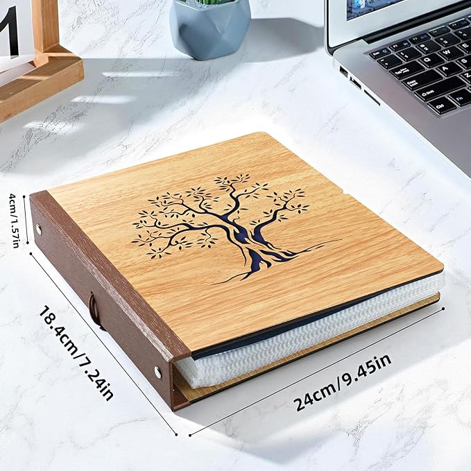 ZEEYUAN 5x7 Small Photo Album Holds 200 Photos Mothers' Day Gift for Mom from Daughter Son Gifts for Grandma/Fathers Gifts for Dad/ 5x7 Family Album Memory Photo Book