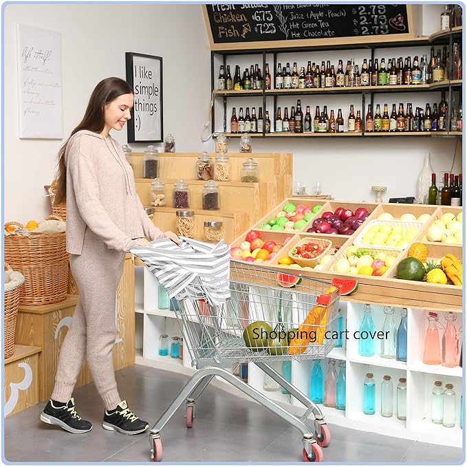 Car Seat Cover for Babies - Multi-use Carseat Canopy Cover, Car Seat Covers, Infant Boys and Girls Shower Gifts