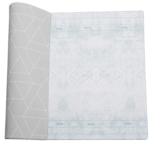 LITTLE Bot Ofie mat, Baby Play mat (Oracle + Zen line, Large)