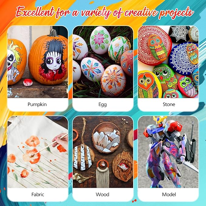 100 Colors Watercolor Paint Set with 4 Brushes, Portable Travel Water Color Kit with Carrying Case, Palette and Accessories, Non-Toxic Art Supplies Gift for Artists Adult Teen Kids Girls