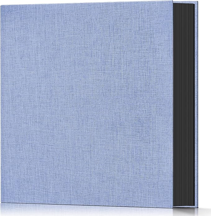 Popotop Photo Album 4x6 600 Pockets for Wedding Gifts,Linen Hardcover Picture Albums for Family Anniversary Baby Vacation Pictures