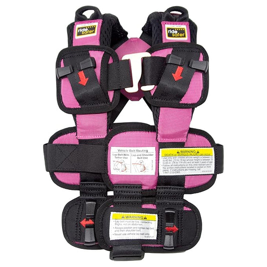 Extra Small (XS) Pink, Lightweight, Compact, Portable Car Seat, 2+ Years; 26.5β40 lb - Perfect for Travel and Everyday Child Safety