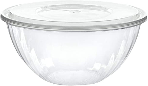 2 Swts Disposable Round Crystal Clear Serving Bowls - Image 2