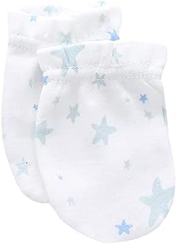 Unisex Baby Cotton Scratch Mittens For Newborn Baby Boys Girls Mittens Accessory 0-6 Months