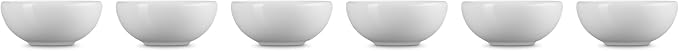 Le Creuset Set Of 6 Vancouver Pinch Bowls 2 Oz White - Image 3