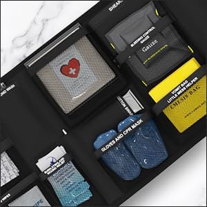 Family First Aid & CPR Kit - Emergency Medical Kit for The Entire Family, Child, Kids, and Youth. Perfect for Camping, Travel, Car, Hiking, Sports, Outdoor, and Home - First Aid Guide Life Safety Pro