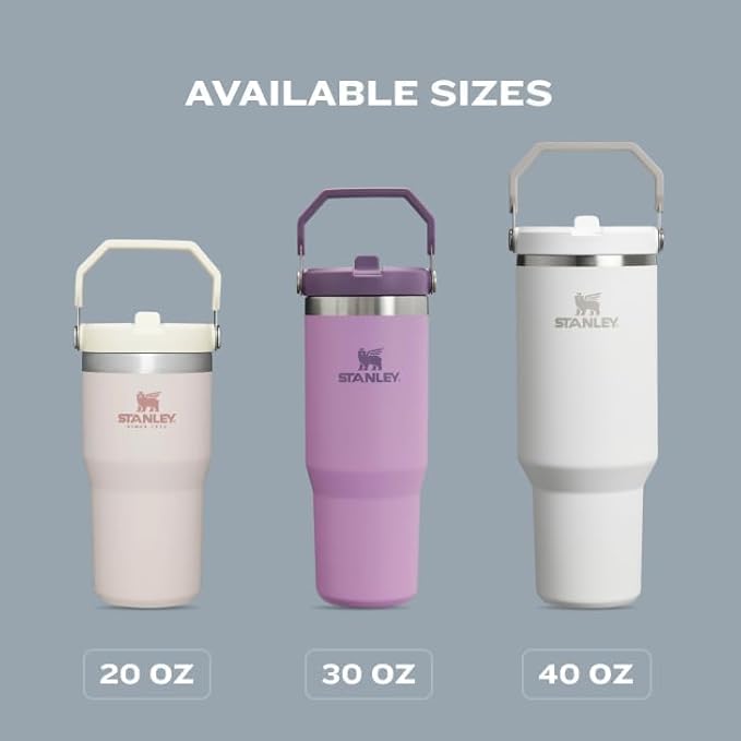 STANLEY IceFlow 2.0 Flip Straw Tumbler, 30 oz, Lilac | Easy Carry Handle | - Image 7