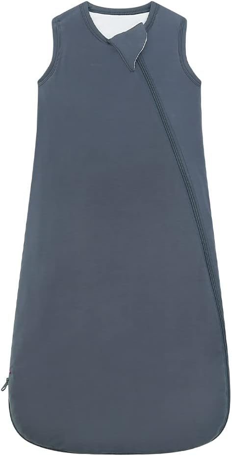 HAPIU Unisex Rayon Made from Bamboo Baby Sleep Sack TOG 1.0, 2-Way Zipper YKK, Wearable Blanket Baby