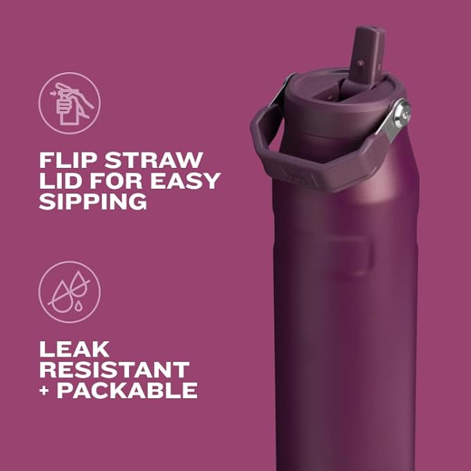 Stanley IceFlow Flip Straw 2.0 Water Bottle 36 OZ | Built-In Straw - Image 6